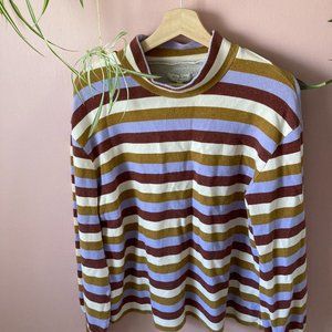 Madewell Cute Retro Mockneck Sweatshirt